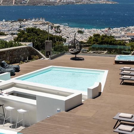 Villa In Mykonos - 6 Bedroom - 1Km From Mykonos Town - Infinity Pool - Sunset View Exteriör bild